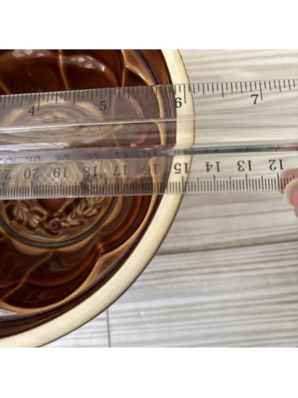 Williams Sonoma Glazed Mold Autumn Acorn Ceramic Silicone Release Plug 6”